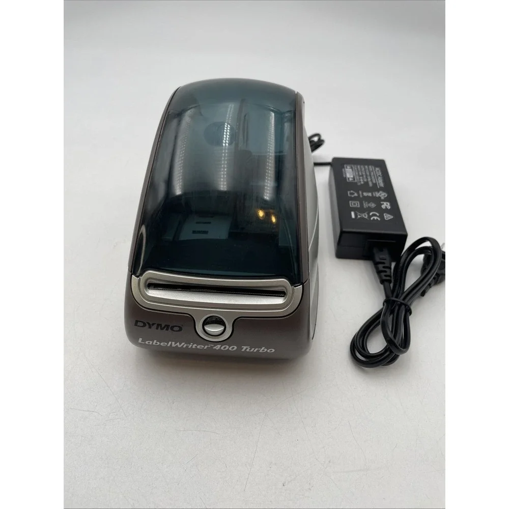 Dymo LabelWriter 400 Turbo Thermal Label Printer USB + Power Cable+Labels TESTED